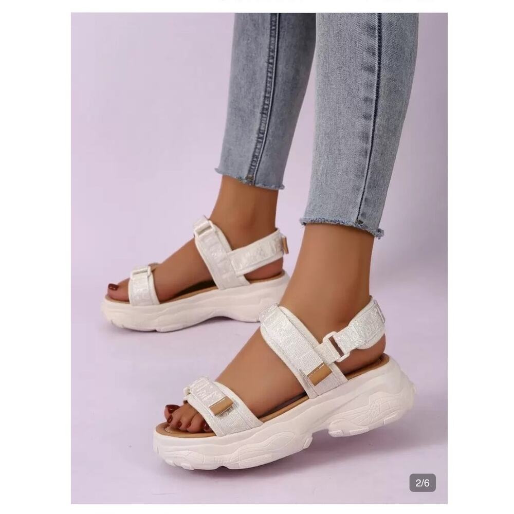 Ditcompony Thick Sole Casual Sport Sandals Size 40 - Picture 9 of 9